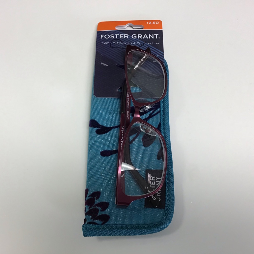 Foster Grant Women’s Reading Glasses With Case